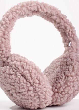 25цветов! теплые однотонные наушники тедди/teddy пудра женские наушники детские наушники ушки меховые наушники