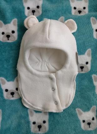 Шапочка зимова 56 розмір,для новонародженого