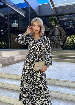 Красивое платье длины миди