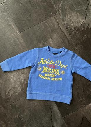 Свитшот кофта толстовка на 6-9 месяцев