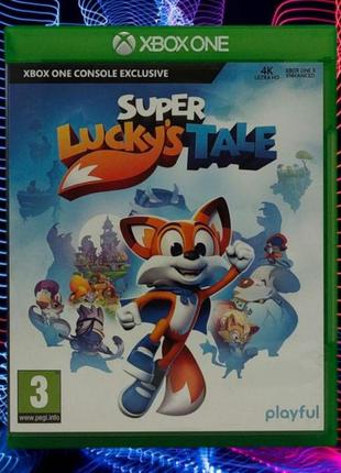 Диск с игрой super lucky`s tale (xbox one)