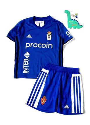 Футбольна форма real oviedo home adidas (оригінал) 8 років, 128 cм