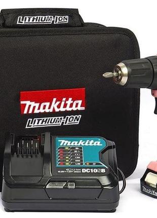 Аккумуляторная дрель-шуруповерт makita df333dsap1, 12 в, 2000 мач новая!!!