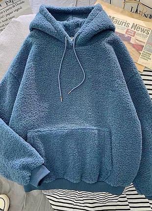 Худі зимове тепле з оверсайзом розмір: 42-48 (one size)