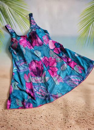 Купальне вінтажне плаття-купальник, купальник-плаття