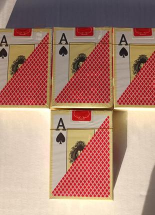 Карты игральные пластиковые для покера 54 шт