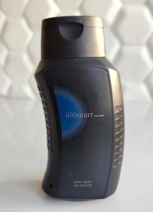 Парфюмированный мужской  гель для душа эйвон avon midnight for men