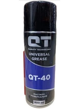 Qt-oil универсальная смазка qt-40 wd 40 400мл