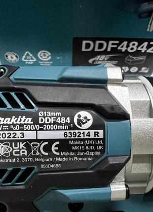Акумуляторний дриль-шурупокрут makita ddf484z, без зу и акб нова!!4 фото
