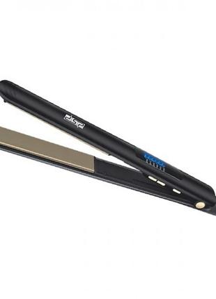 Професійна праска випрямляч щипці для волосся з керамічним покриттям 55 вт dsp 10099 pro чорний