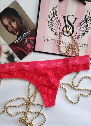 Спортивные трусики стринги victoria’s secret m 38 хлопковые