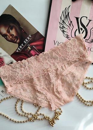 Трусики ажурні victoria's secret s xs 34 36