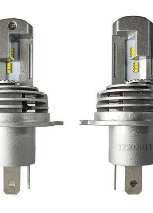 Led лампы h4 светодиоды zeus м3 pro. 12-24v 55w 5000lm. светодиодные лэд лампы без проводов!