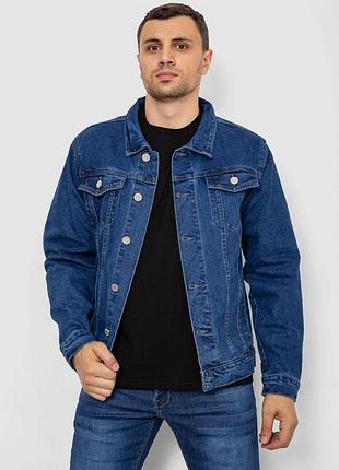 Куртка чоловіча джинсова, колір синій, 244rma005