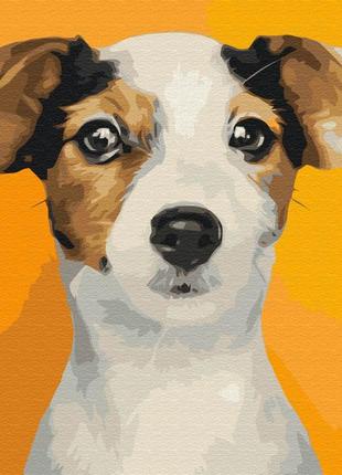 Картина за номерами brushme 48x60см "портрет улюбленого песика" bs52379l