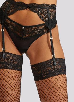Нові панчохи в сітку ann summers lace top fishnet stocking — s-m