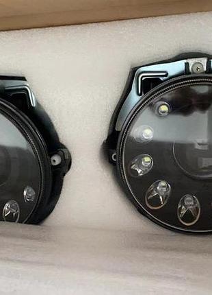 Передние фары manor black led (2006-2017) для mercedes g сlass w463