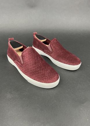 Женские бархатные слипоны