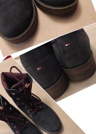 Замшевые ботинки tommy hifiger