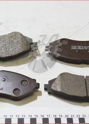 Тормозные колодки передние lanos 1.6, lacetti, nubira, tacuma, nexia 1.5/1.6 16 кл r14 frixa