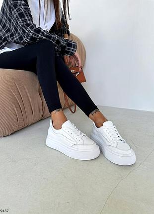 Кеды на утолщенной подошве