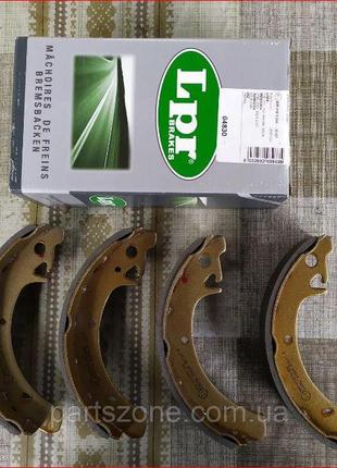 Гальмівні колодки барабанні ваз 2110-2112, 2108-21099, 2113-2115, 1117-1119 калина lpr