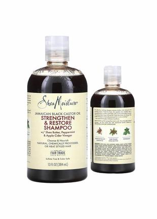 Shemoisture шампунь для укрепления и восстановления волос с ямайской черной касторовой сша smt-21583