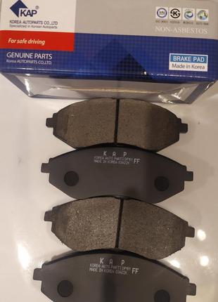 Колодки тормозные передние авео т200, т250, т255 и заз вида  kap