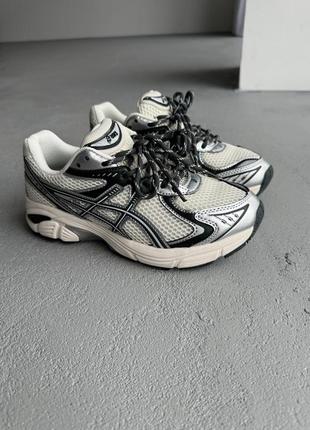Кроссовки asics 1972-2160 silver/beige/dark green кроссовки ассикс4 фото