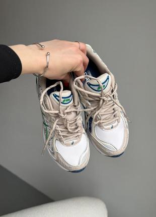 Кроссовки asics горизонтально-2160 beige/green кроссовки ассикс2 фото