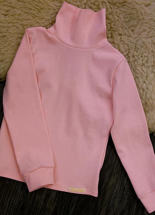 Водолазка - гольф рібана рожевий five stars 146р-164р