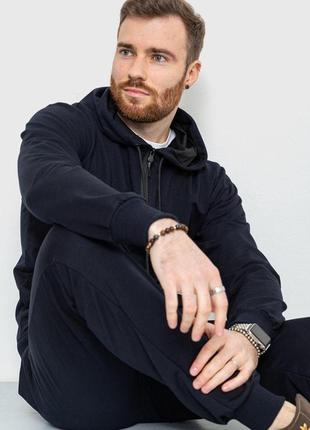 Спорт костюм чоловічий демісезонний, колір темно-синій, 241r175