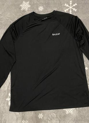 Спортивный реглан стильная базовая кофта лонгслив для спорта фитнес футбол термо baleaf