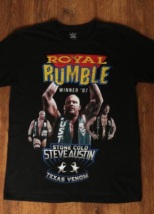 Чоловіча футболка stone cold steve austin black wrestling wwe tee 2018