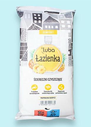Luba comfort универсальные влажные салфетки для мытья ванной комнаты парфюмированные, 32 шт.