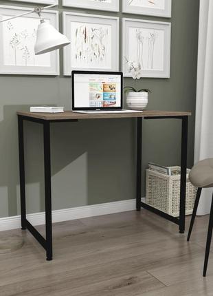 Стіл письмовий комп'ютерний лофт спл-1. офісний стіл для ноутбука loft для дому та офісу. столи комп'ютерні