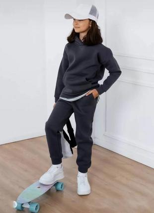 Теплый костюм на флисе для девочки💓