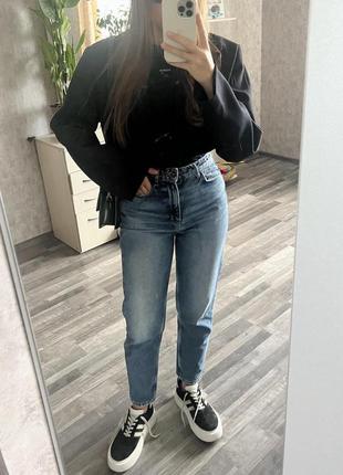 Джинси mom мом зара zara4 фото