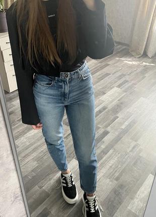 Джинси mom мом зара zara2 фото