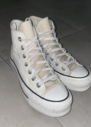 Кожаные converse