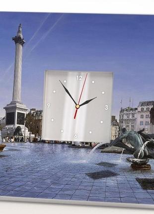Настінний годинник «фотореалізм. лондон. англія. uk» стильний декор інтер'єру для дому, офісу