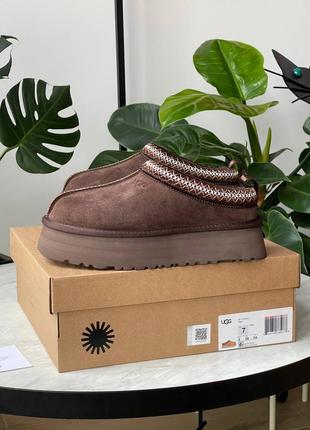 Ugg tasman platform chocolate