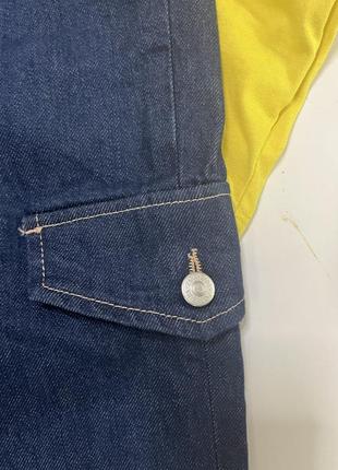 Стильні джинси zara з великими кишенями8 фото