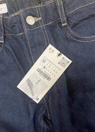 Стильні джинси zara з великими кишенями9 фото