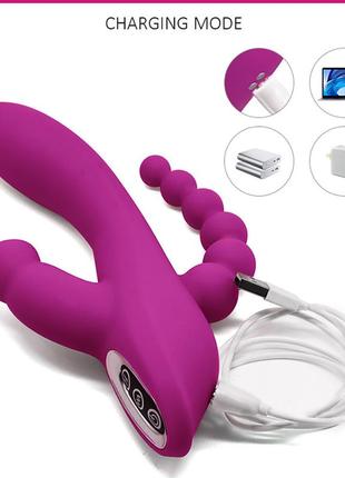 Вибратор jack rabbit 3 in 1 от usb супер шоп 2