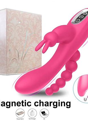 Вибратор jack rabbit 3 in 1 от usb супер шоп 6