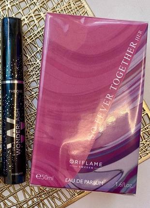 Набор тушь и туалетная вода so fever together her oriflame