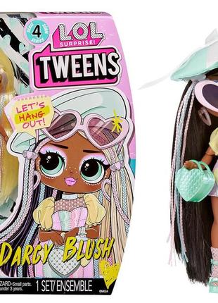 Уцінка лялька лол сюрприз твінс дарсі блаш lol surprise tweens darcy blush series 4 ігровий набір лол