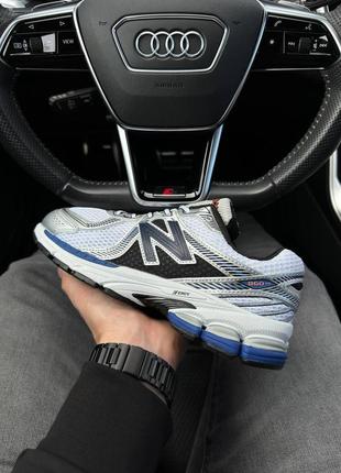 Чоловічі кросівки new balance 860v2 white silver navy 41-42-43-44-45