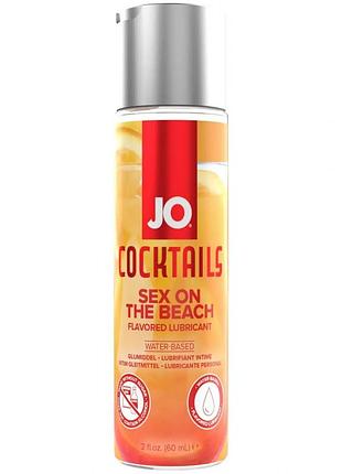 Лубрикант на водной основе system jo cocktails - sex on the beach без сахара (60 мл)